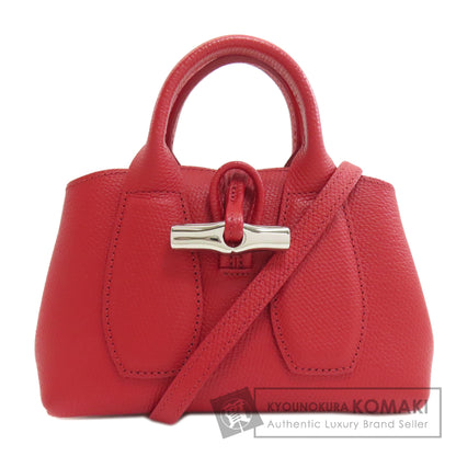 Longchamp Rozo 2WAY Handbag Leather Ladies [Used]