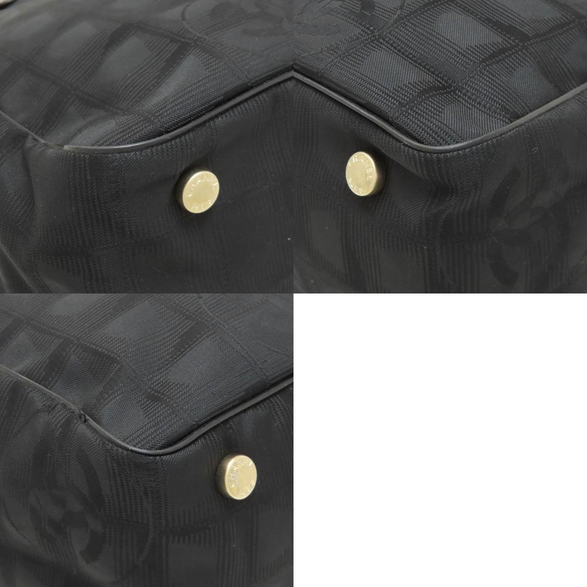 CHANEL New Travel Line PM Tote Bag Nylon jacquard Ladies [Used]