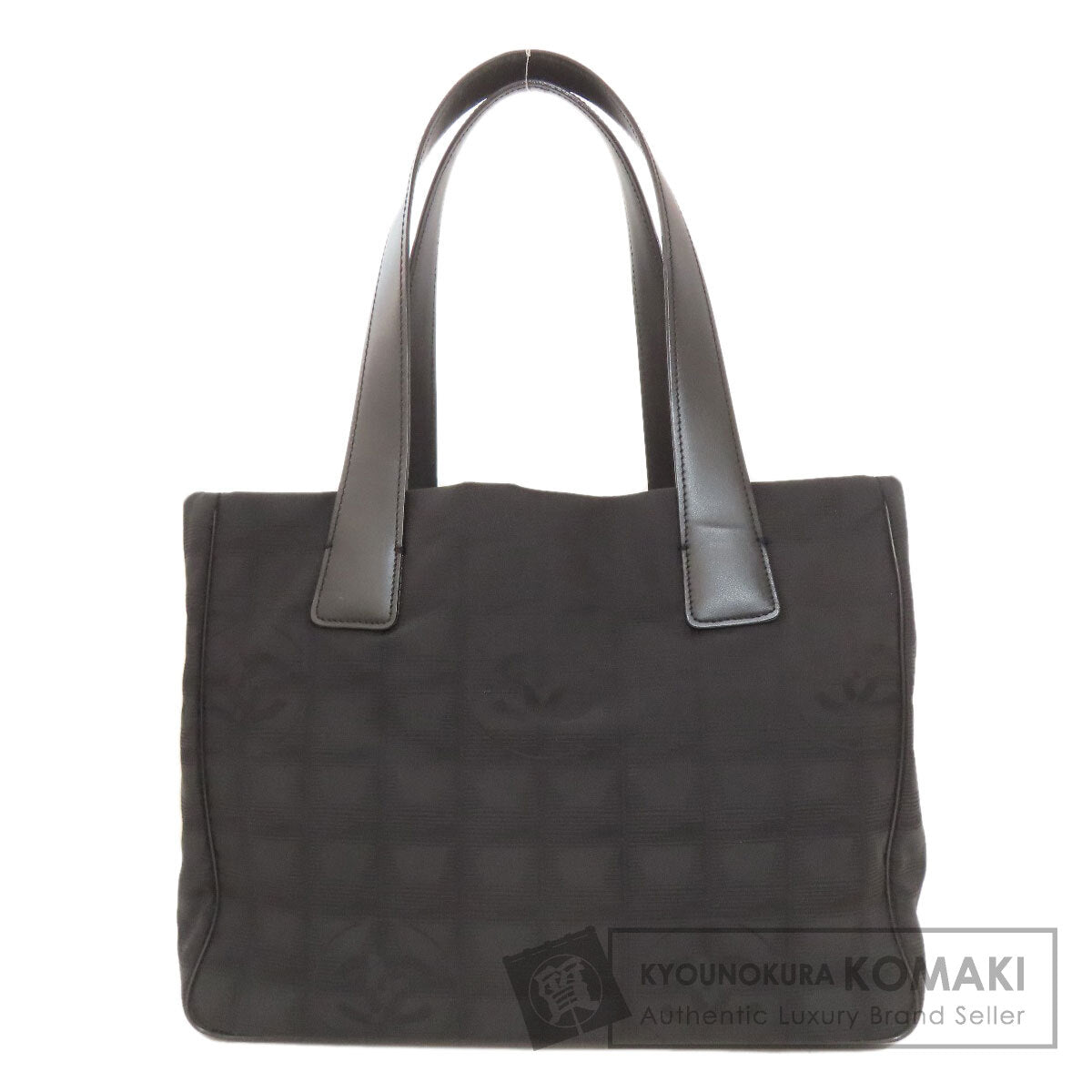CHANEL New Travel Line PM Tote Bag Nylon jacquard Ladies [Used]
