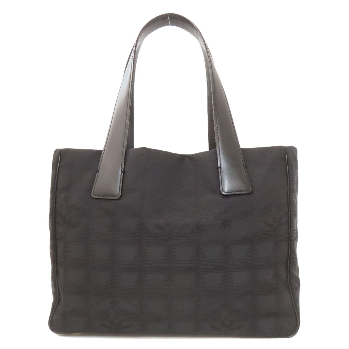 CHANEL New Travel Line PM Tote Bag Nylon jacquard Ladies [Used]