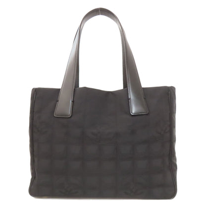 CHANEL New Travel Line PM Tote Bag Nylon jacquard Ladies [Used]