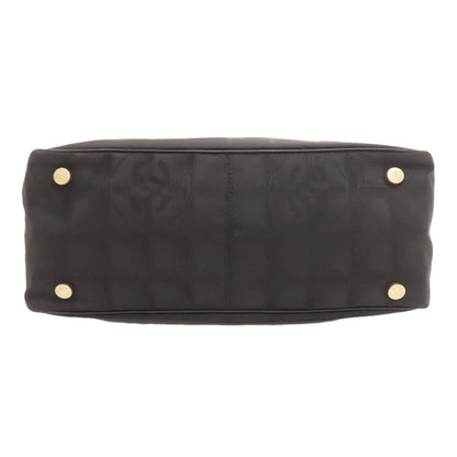 CHANEL New Travel Line PM Tote Bag Nylon jacquard Ladies [Used]