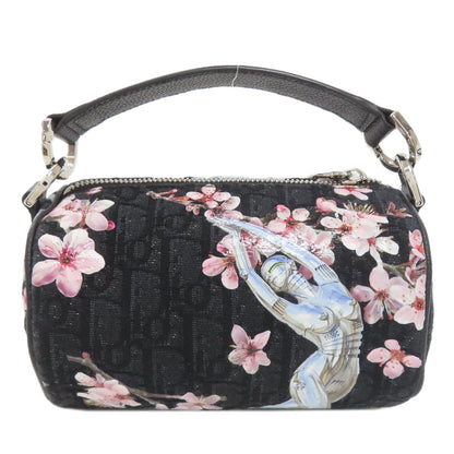 CHRISTIAN DIOR Hajime Sorayama Collaboration Trotter Sakura 2WAY Handbag Canvas Ladies [Used]