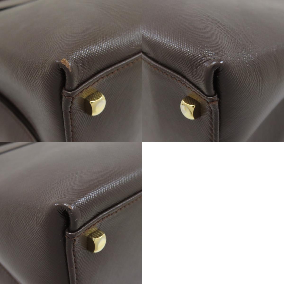 Salvatore Ferragamo Gancini 2WAY Handbag Leather Ladies [Used]