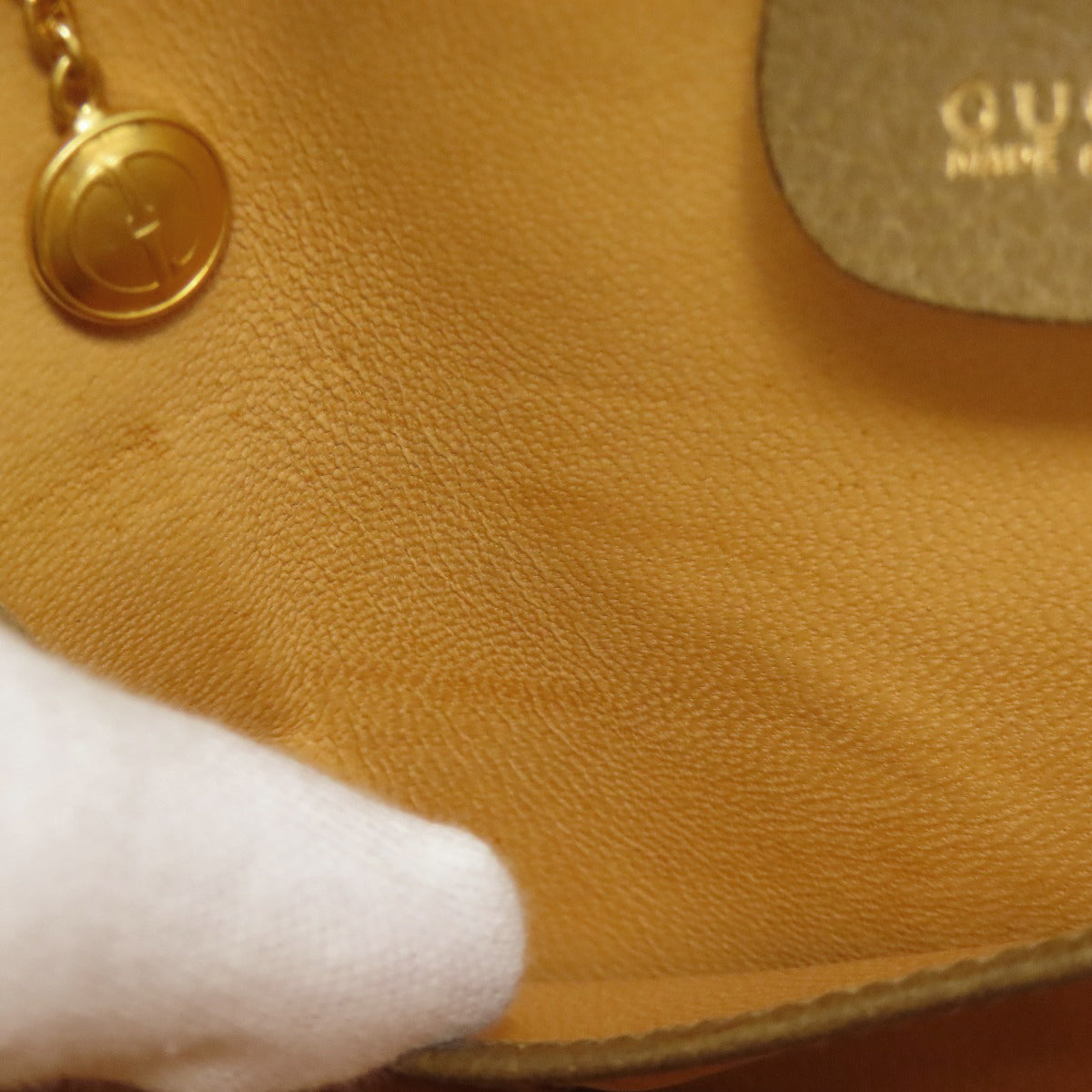 GUCCI 000・29・0633 Bamboo handle 2WAY Handbag Calf Ladies [Used]