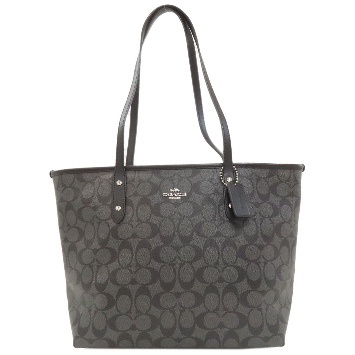 COACH F58292 Signature Tote Bag PVC LeatherLadies [Used]