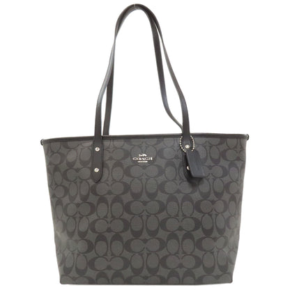 COACH F58292 Signature Tote Bag PVC LeatherLadies [Used]