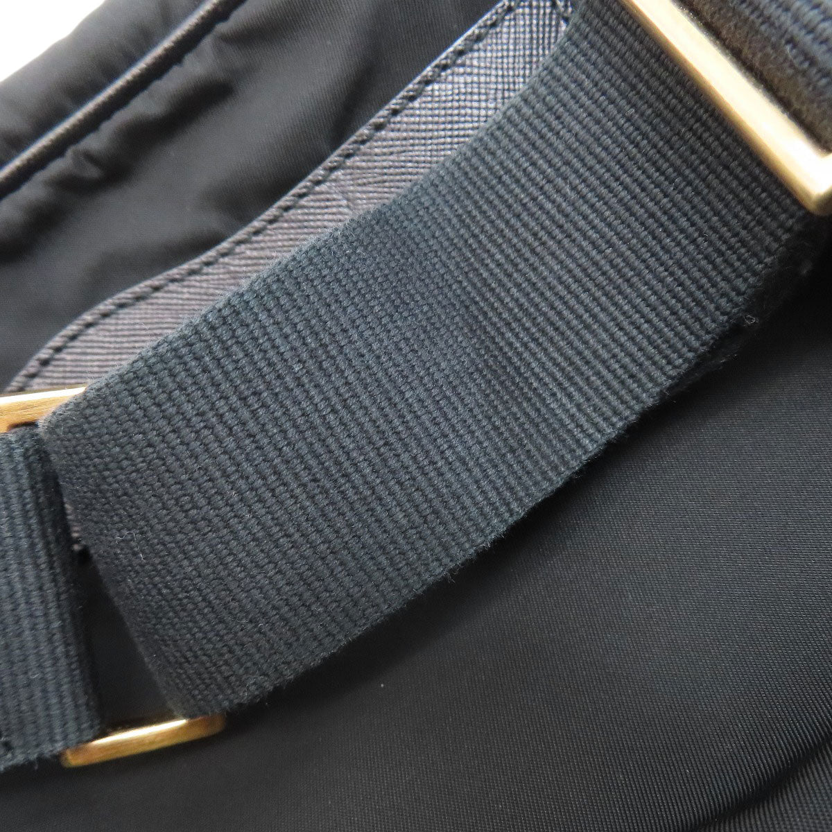 PRADA BT0050 Logo Hardware Shoulder Bag Nylon Ladies [Used]