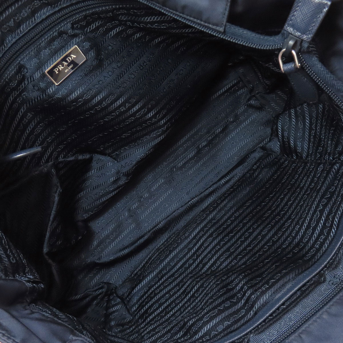 PRADA Logo Hardware Tote Bag Nylon Ladies [Used]