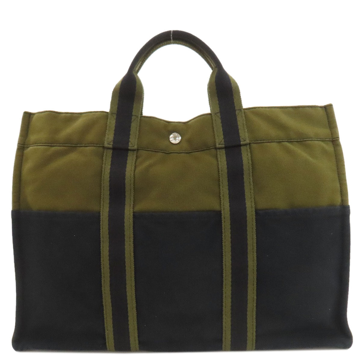 HERMES suck fool toeMM Handbag Canvas Ladies [Used]