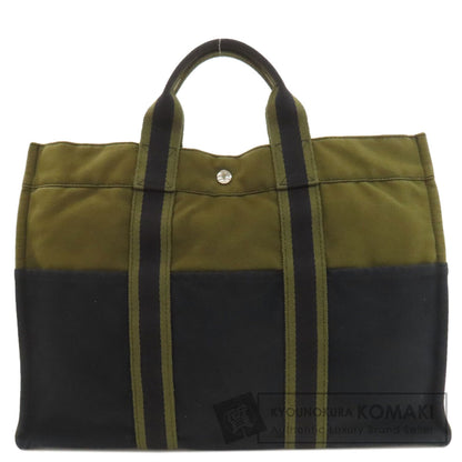 HERMES suck fool toeMM Handbag Canvas Ladies [Used]