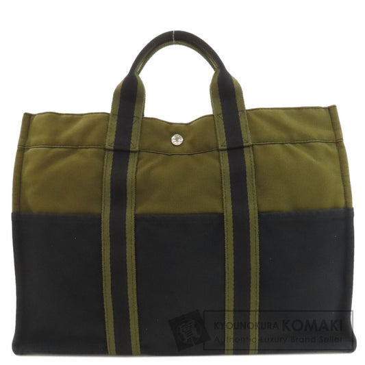 HERMES suck fool toeMM Handbag Canvas Ladies [Used]