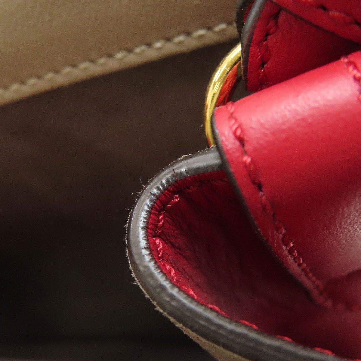 FENDI Flip 2WAY Handbag Calf Ladies [Used]