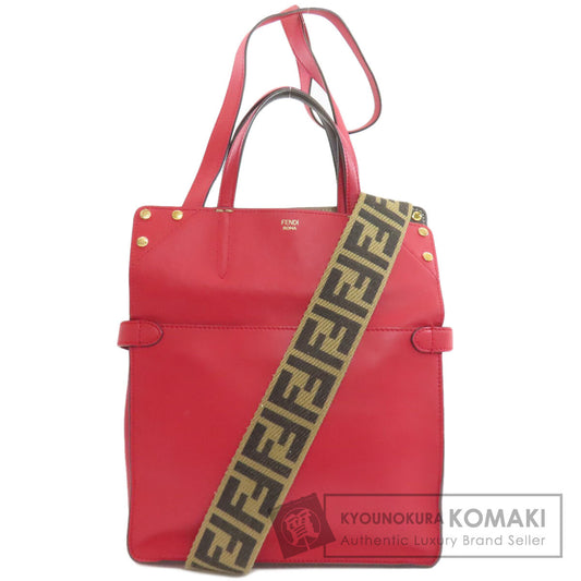 FENDI Flip 2WAY Handbag Calf Ladies [Used]