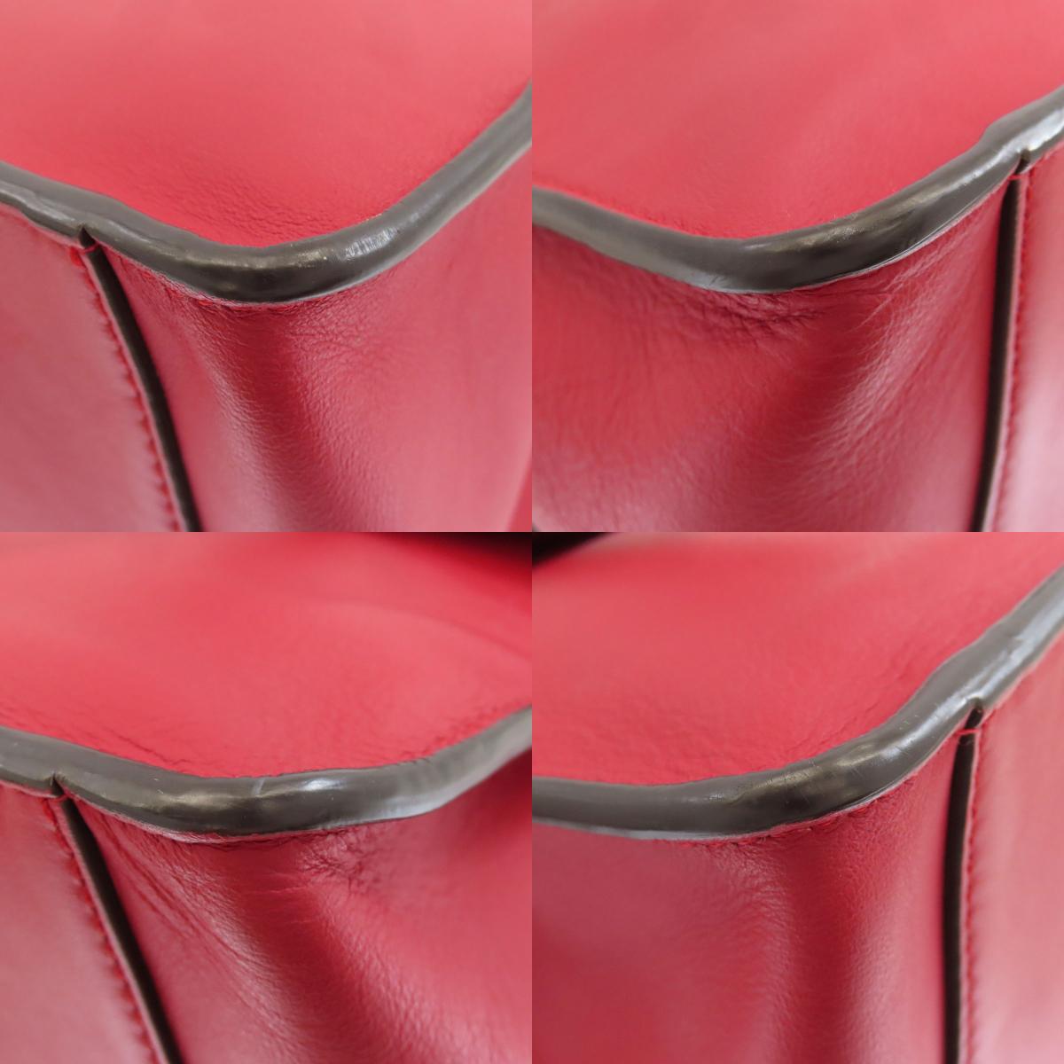 FENDI Flip 2WAY Handbag Calf Ladies [Used]