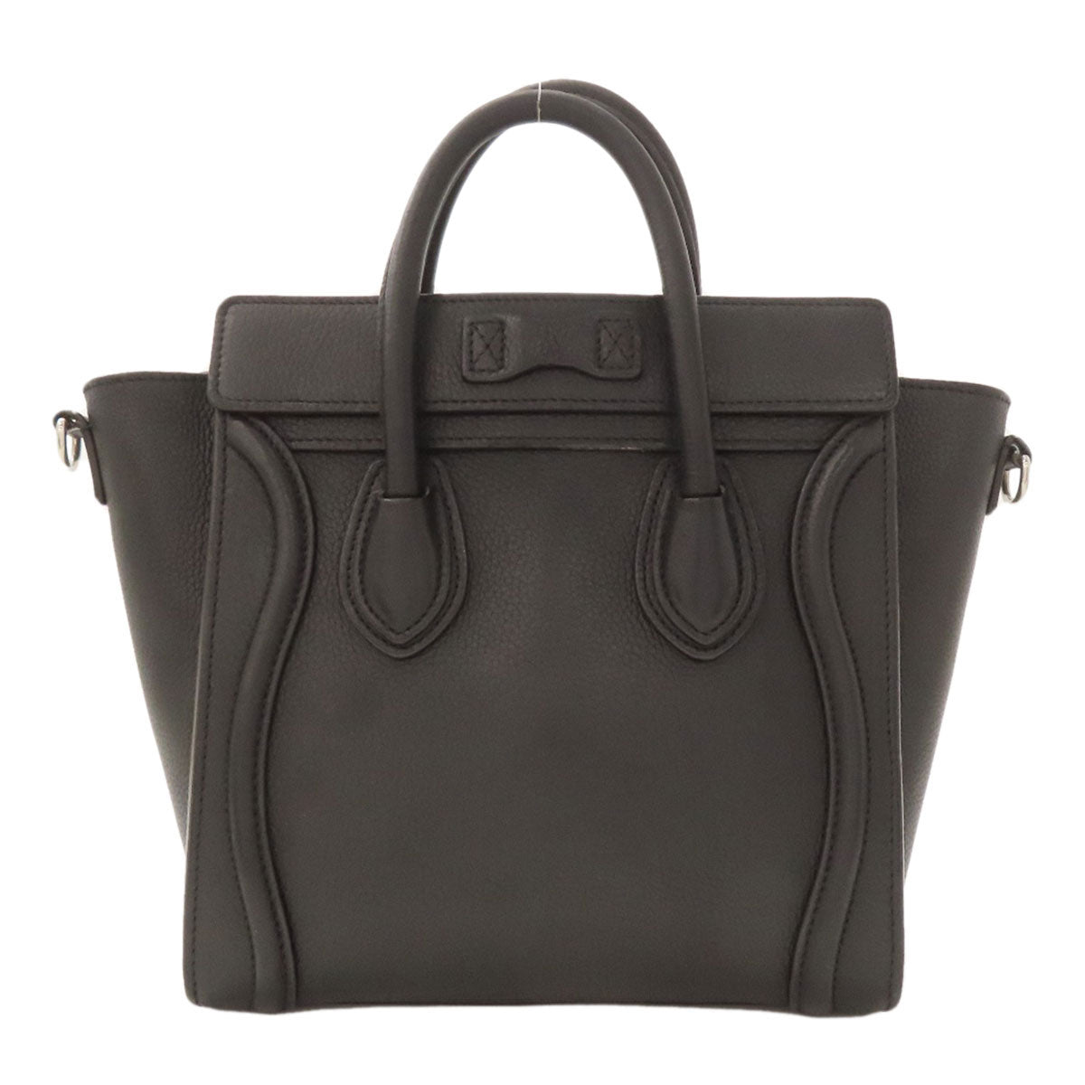 CELINE Luggage nano 2 WAY Handbag Calf Ladies [Used]