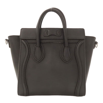 CELINE Luggage nano 2 WAY Handbag Calf Ladies [Used]