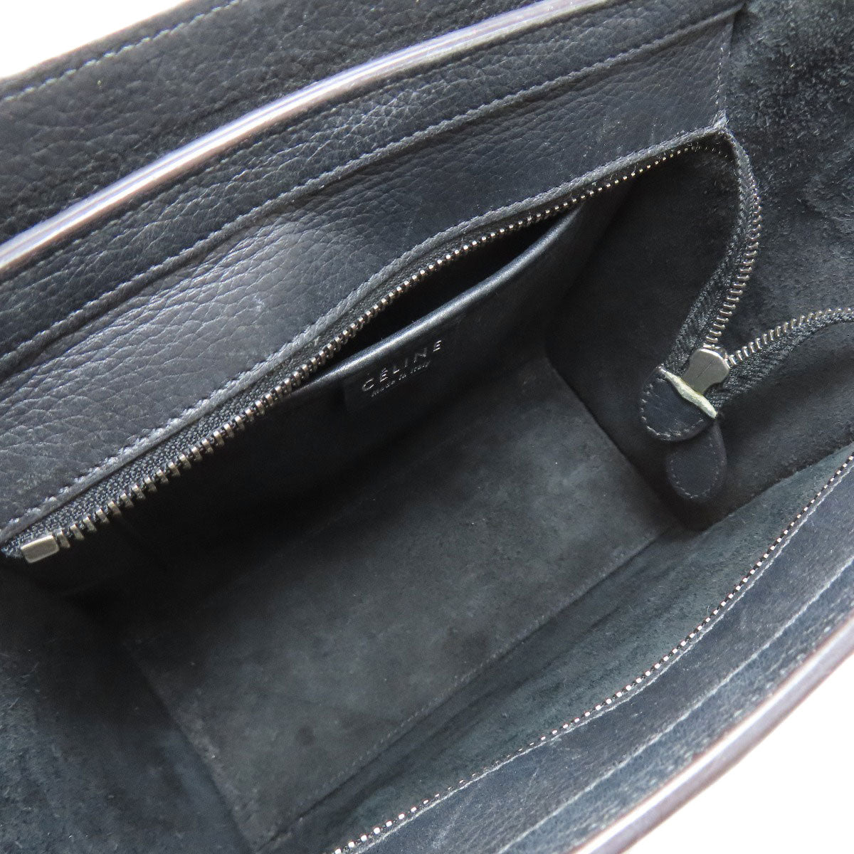 CELINE Luggage nano 2 WAY Handbag Calf Ladies [Used]