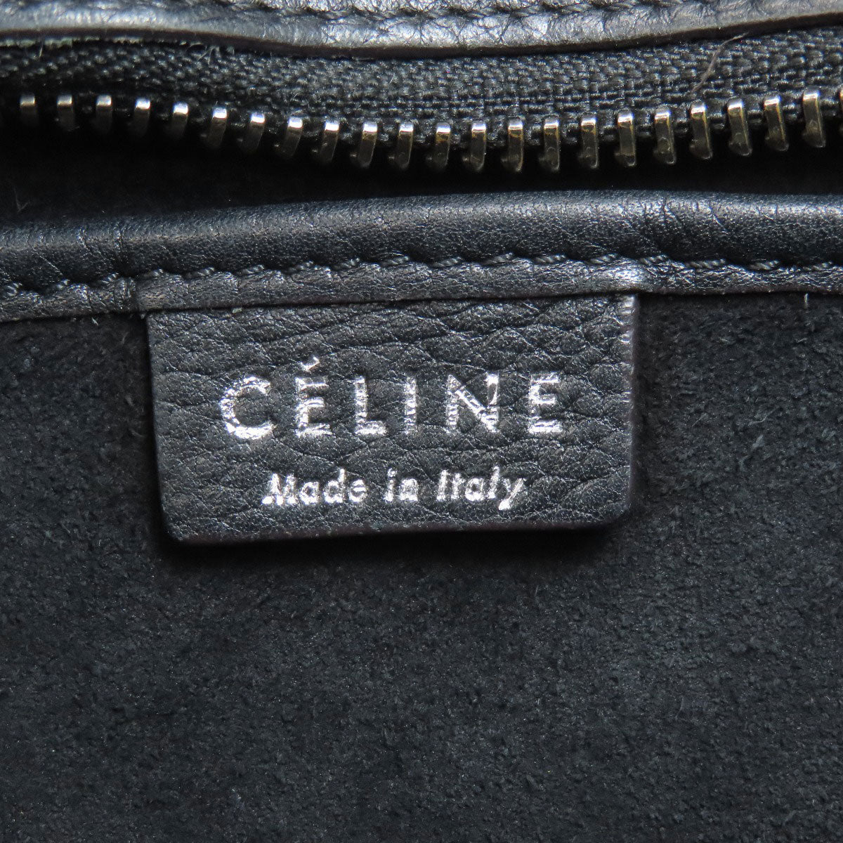 CELINE Luggage nano 2 WAY Handbag Calf Ladies [Used]