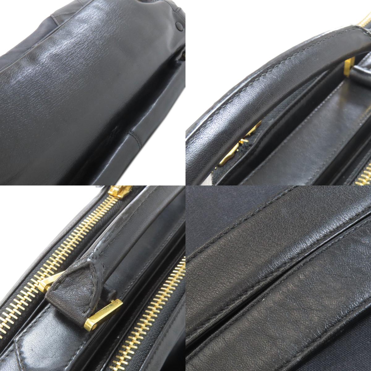 CHANEL Matelasse GoldHardware 2WAY Business bag Canvas Calfmens [Used]