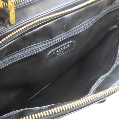 CHANEL Matelasse GoldHardware 2WAY Business bag Canvas Calfmens [Used]