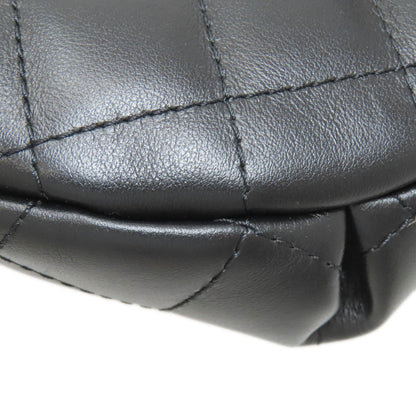 CHANEL Matelasse SilverHardware Hip bag, waist bag Lambskin Ladies [Used]