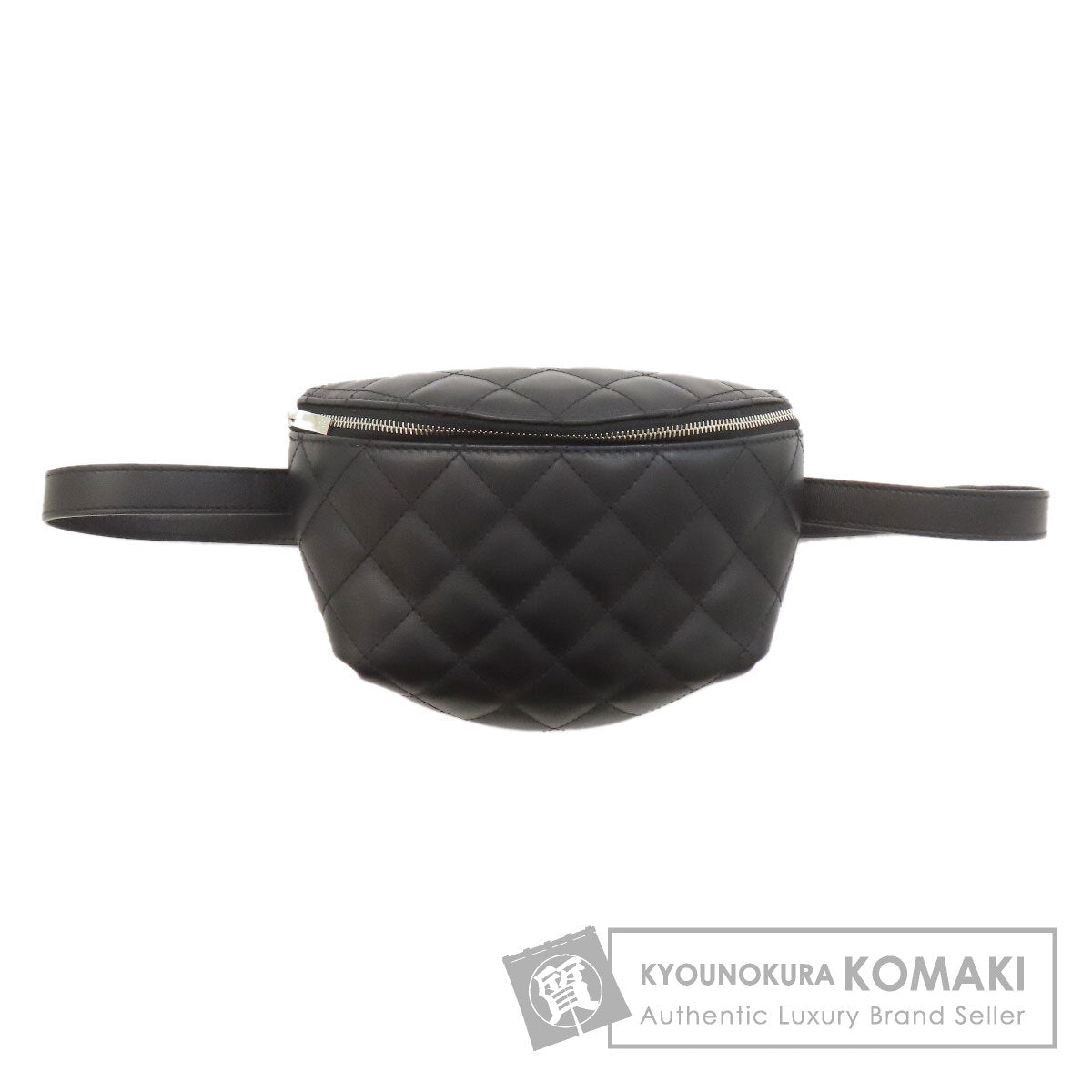 CHANEL Matelasse SilverHardware Hip bag, waist bag Lambskin Ladies [Used]