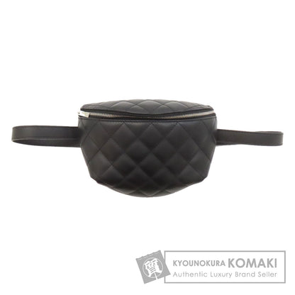 CHANEL Matelasse SilverHardware Hip bag, waist bag Lambskin Ladies [Used]