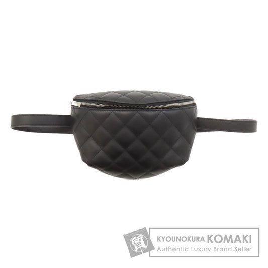 CHANEL Matelasse SilverHardware Hip bag, waist bag Lambskin Ladies [Used]