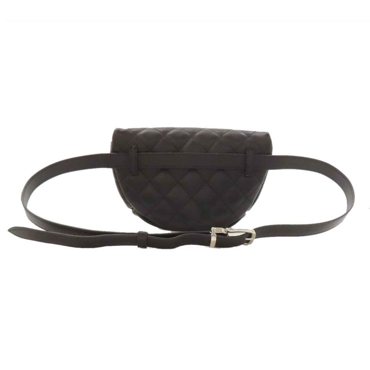 CHANEL Matelasse SilverHardware Hip bag, waist bag Lambskin Ladies [Used]