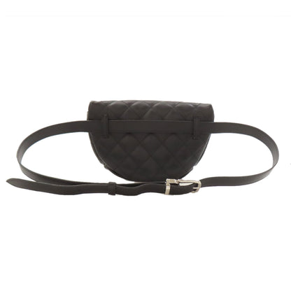 CHANEL Matelasse SilverHardware Hip bag, waist bag Lambskin Ladies [Used]