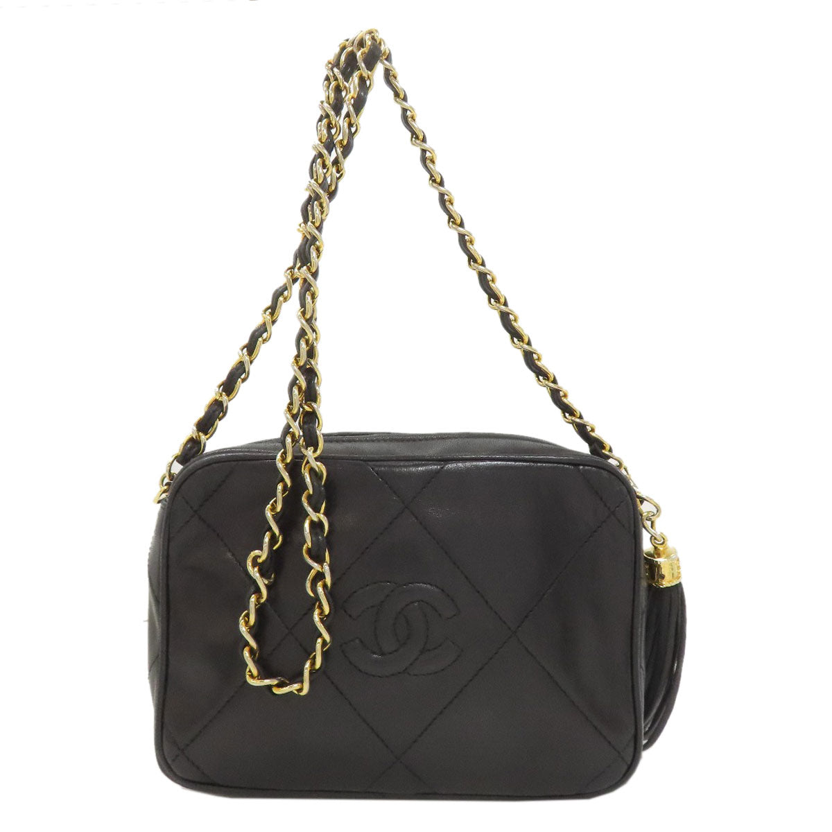 CHANEL ChainShoulder Matelasse GoldHardware Shoulder Bag Lambskin Ladies [Used]