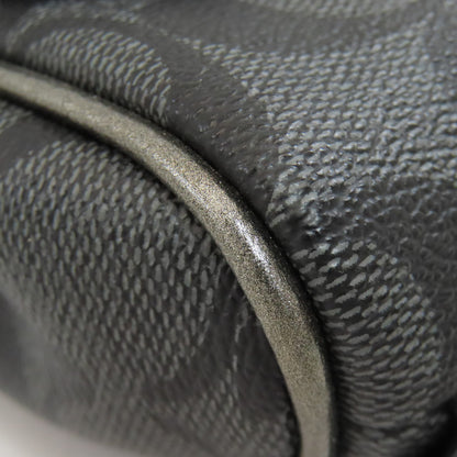 COACH F26172 Reversible Flap Signature Long Shoulder Shoulder Bag PVC Ladies [Used]