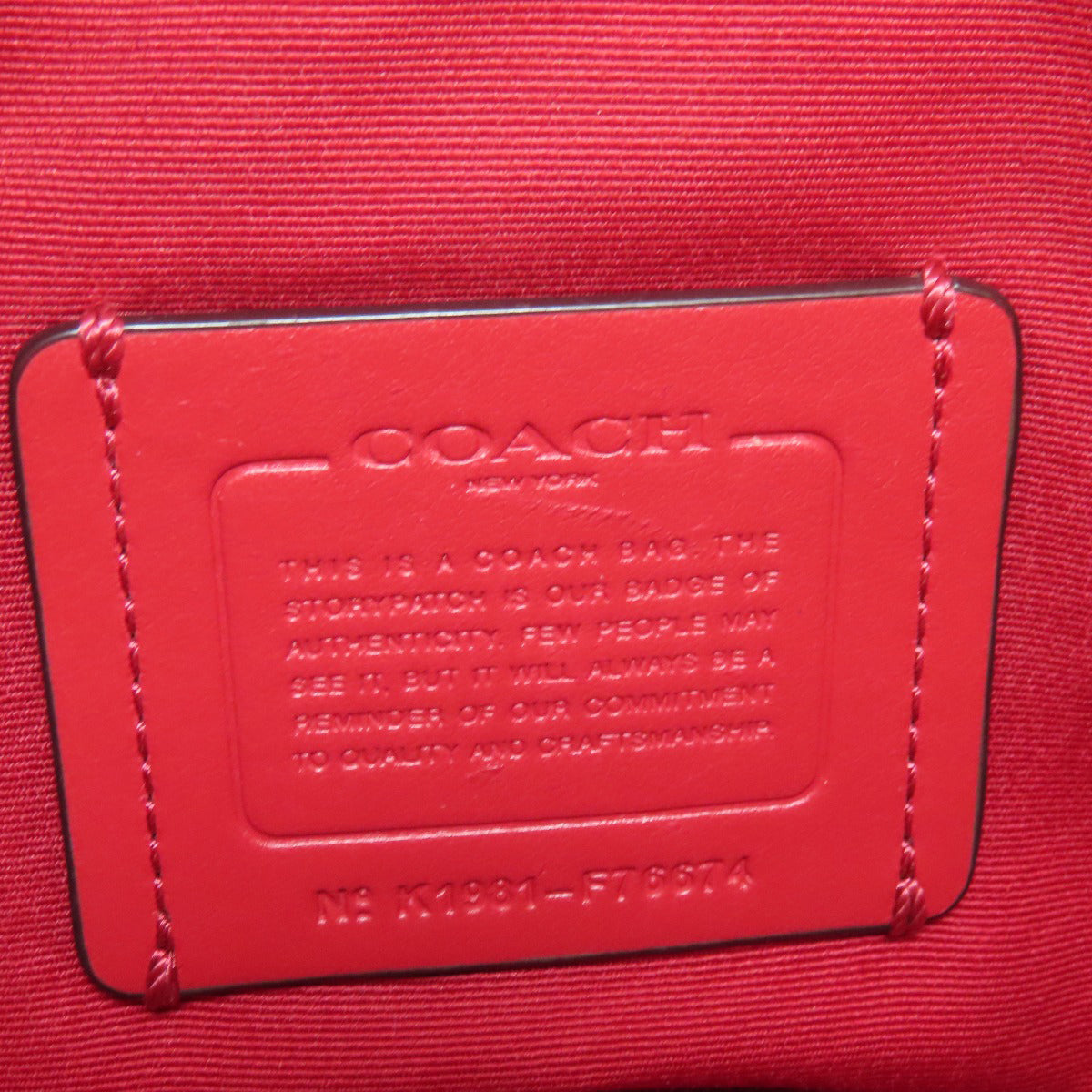 COACH F76674 Signature Long Shoulder Shoulder Bag PVC Ladies [Used]