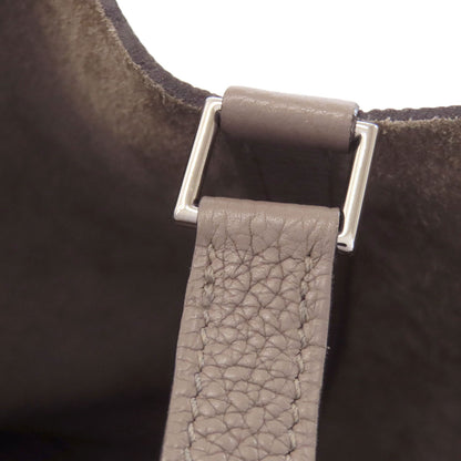 HERMES Picotin Lock MM Grit Asphalt SilverHardware Handbag Taurillon Clemence Ladies [Used]
