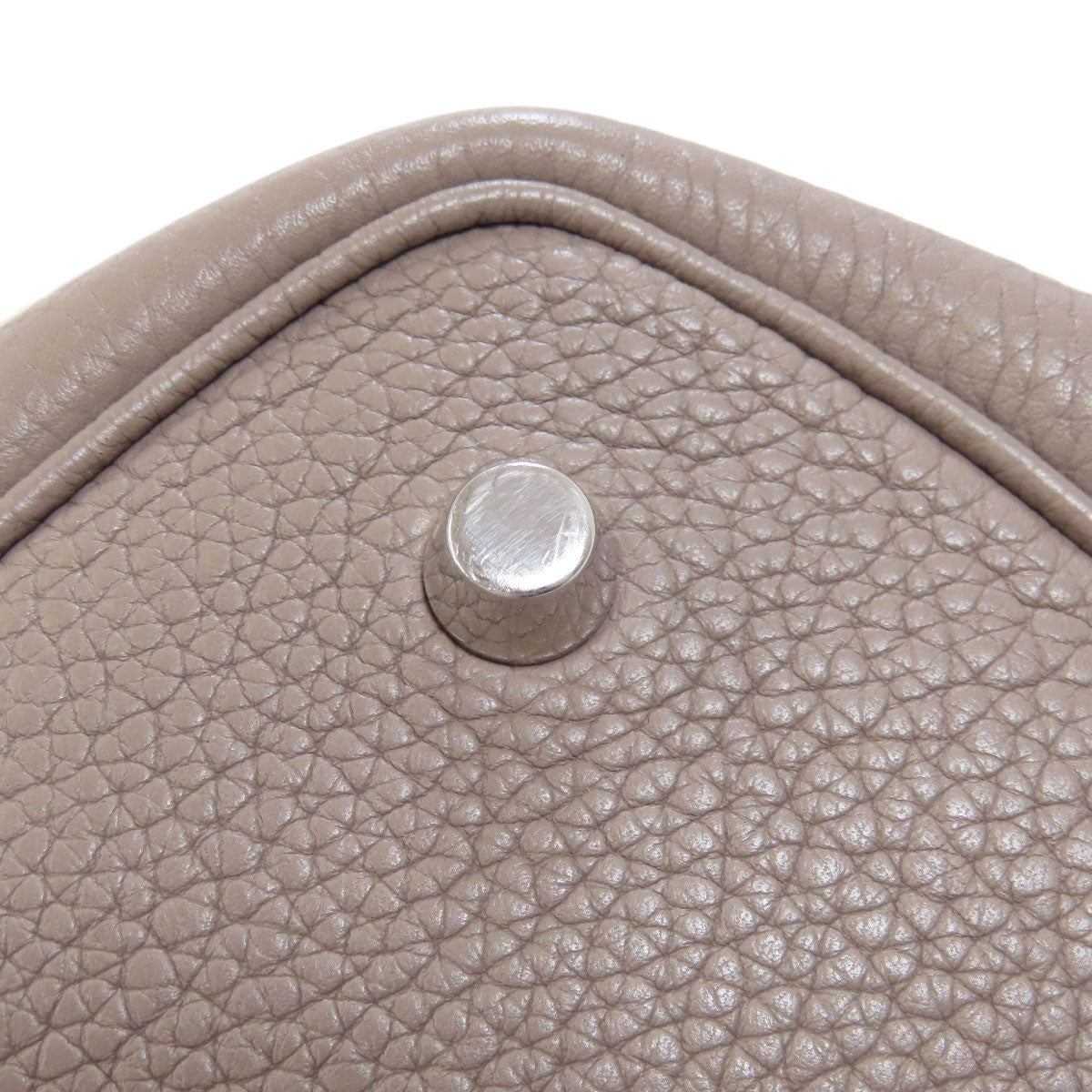 HERMES Picotin Lock MM Grit Asphalt SilverHardware Handbag Taurillon Clemence Ladies [Used]