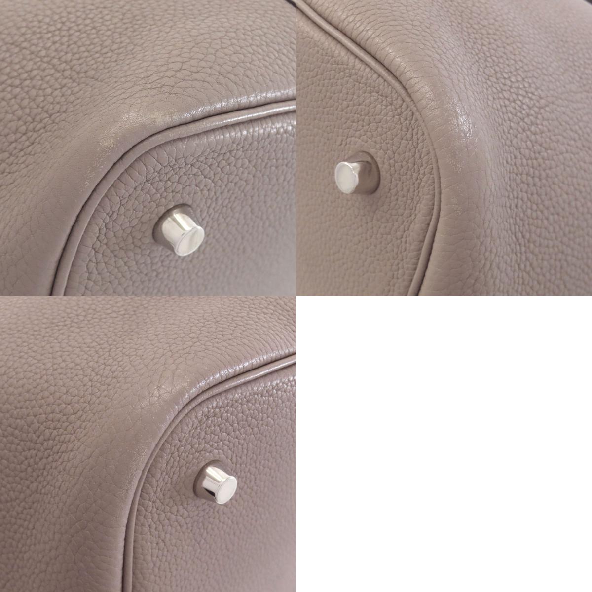 HERMES Picotin Lock MM Grit Asphalt SilverHardware Handbag Taurillon Clemence Ladies [Used]