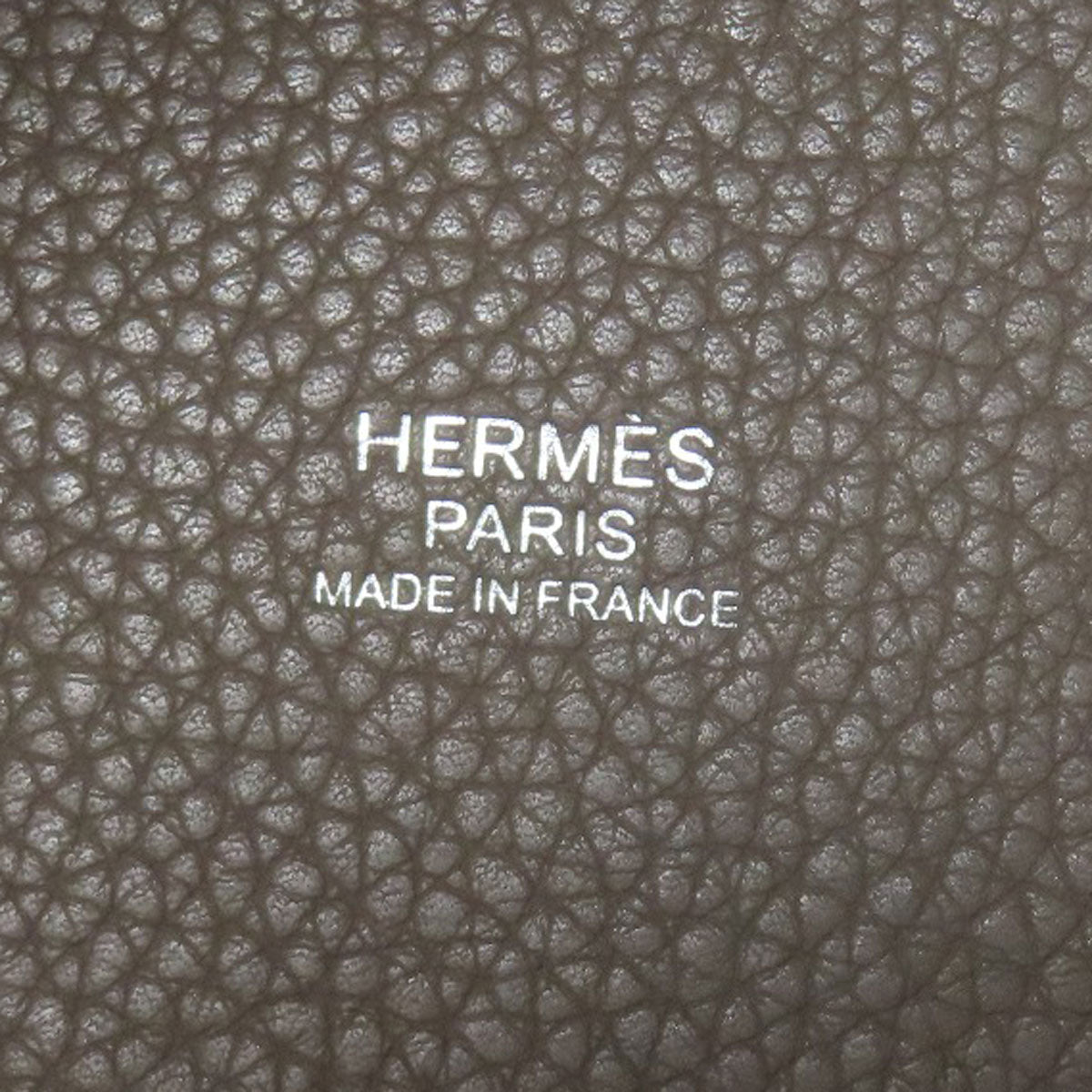 HERMES Picotin Lock MM Grit Asphalt SilverHardware Handbag Taurillon Clemence Ladies [Used]