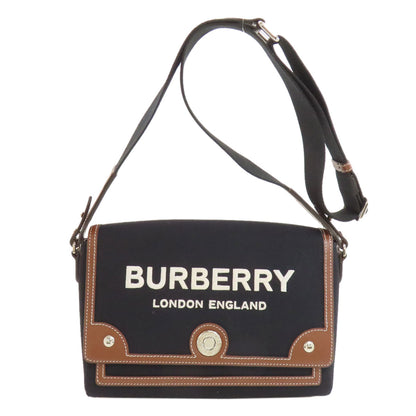 BURBERRY logo Shoulder Bag Canvas LeatherLadies [Used]