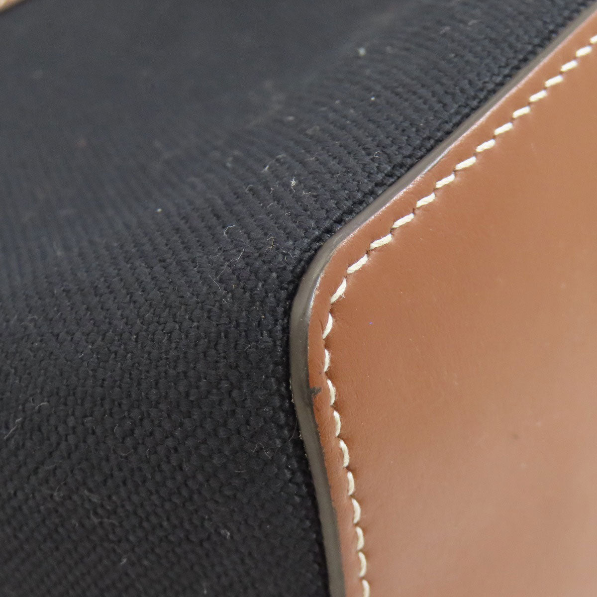 BURBERRY logo Shoulder Bag Canvas LeatherLadies [Used]