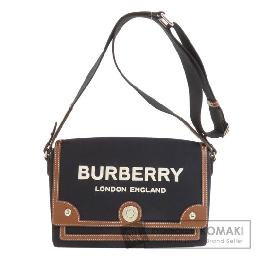 BURBERRY logo Shoulder Bag Canvas LeatherLadies [Used]