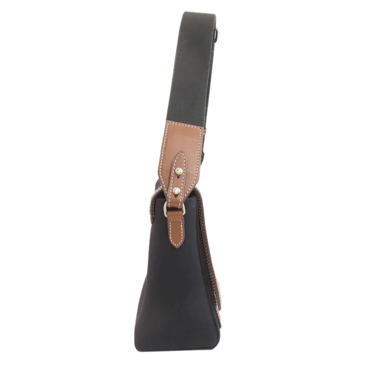 BURBERRY logo Shoulder Bag Canvas LeatherLadies [Used]