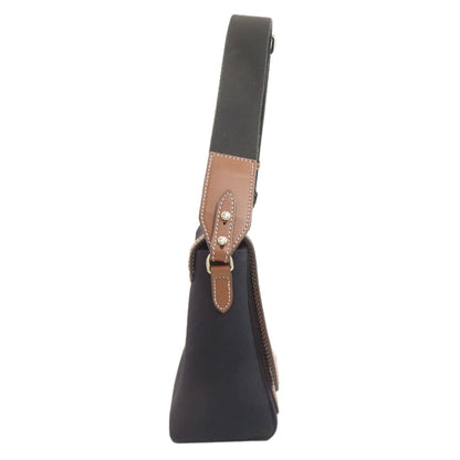 BURBERRY logo Shoulder Bag Canvas LeatherLadies [Used]
