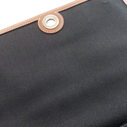 BURBERRY logo Shoulder Bag Canvas LeatherLadies [Used]