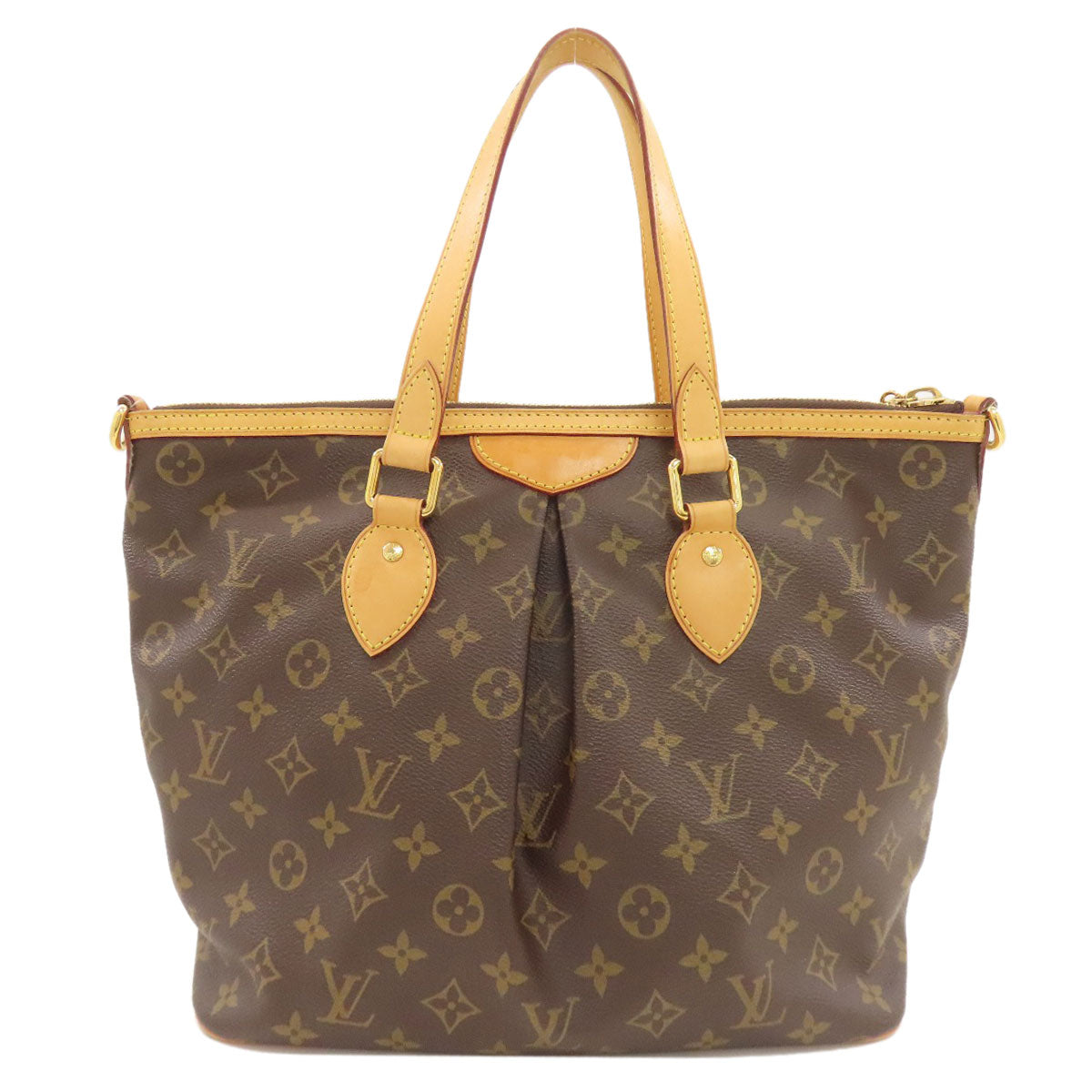 LOUIS VUITTON M40145 Palermo PM Handbag Monogram canvas Ladies [Used]