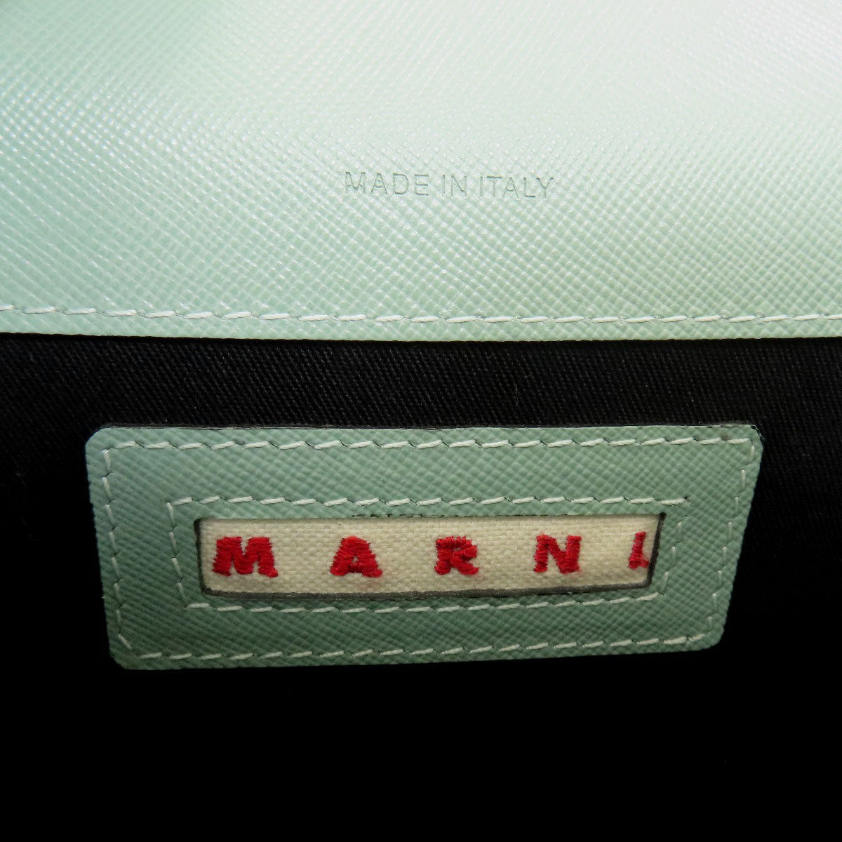 MARNI logo Shoulder Bag Leather Ladies [Used]