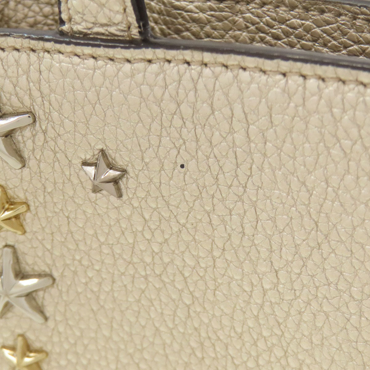Jimmy Choo Star motif 2WAY Handbag Leather Ladies [Used]