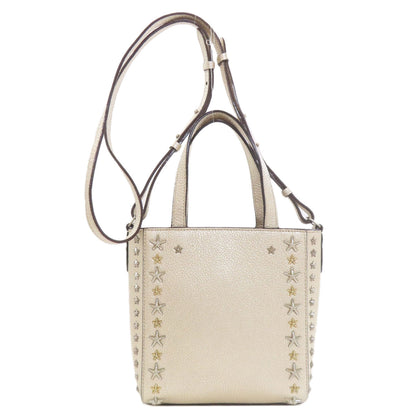 Jimmy Choo Star motif 2WAY Handbag Leather Ladies [Used]
