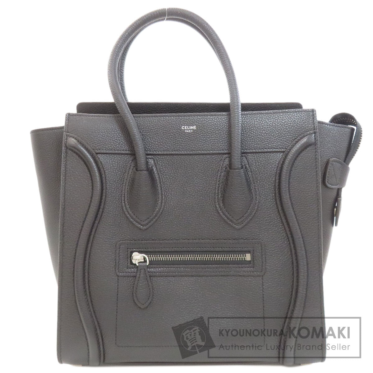 CELINE Luggage micro Handbag Calf Ladies [Used]