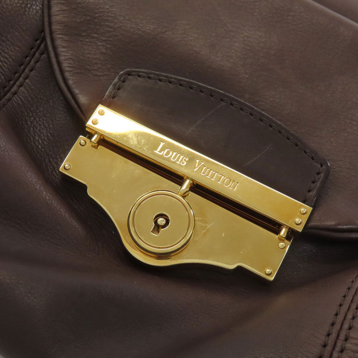 LOUIS VUITTON Sackrui Boston bag Leather Ladies [Used]